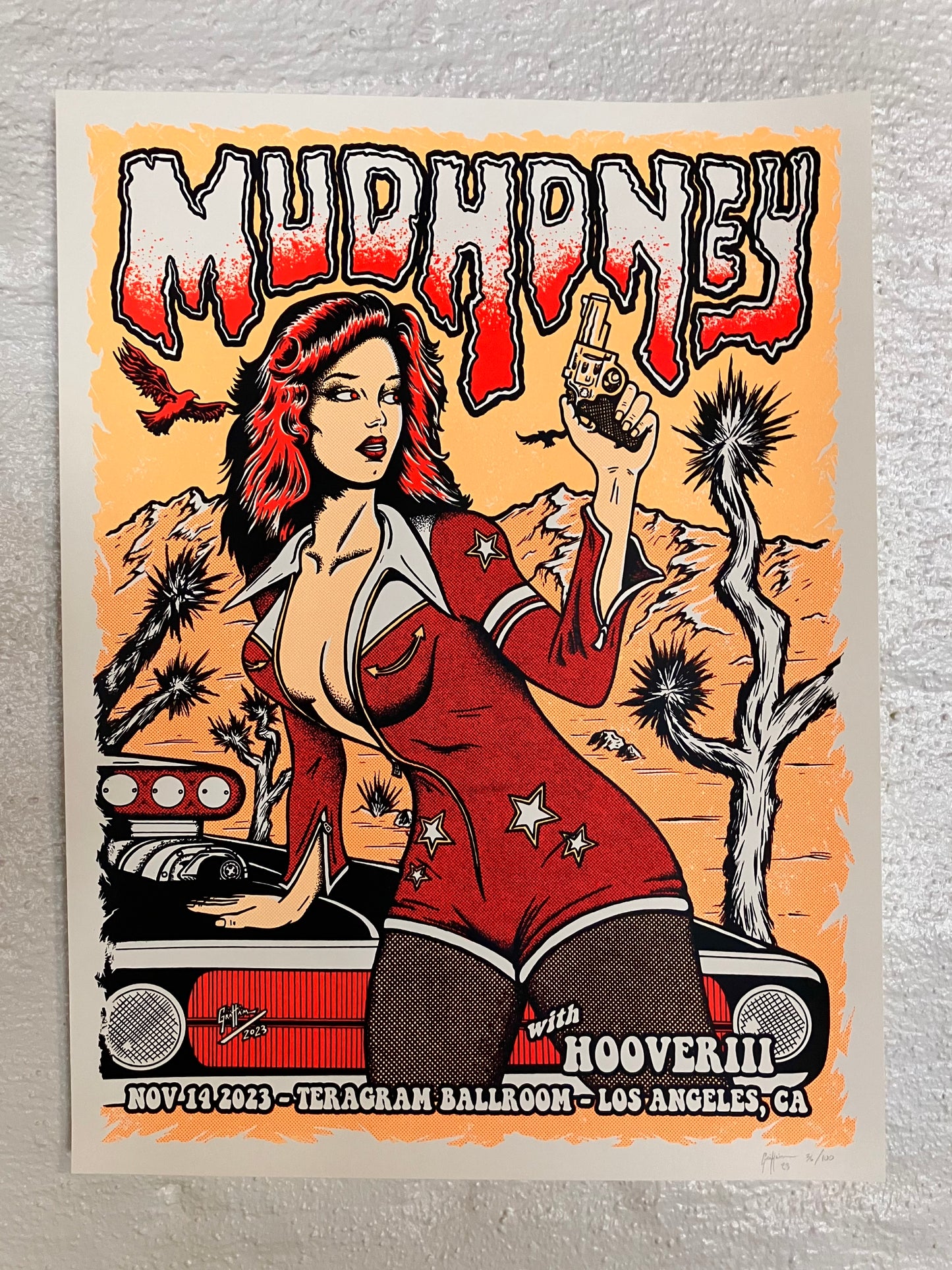 Mudhoney UV Blacklight Poster